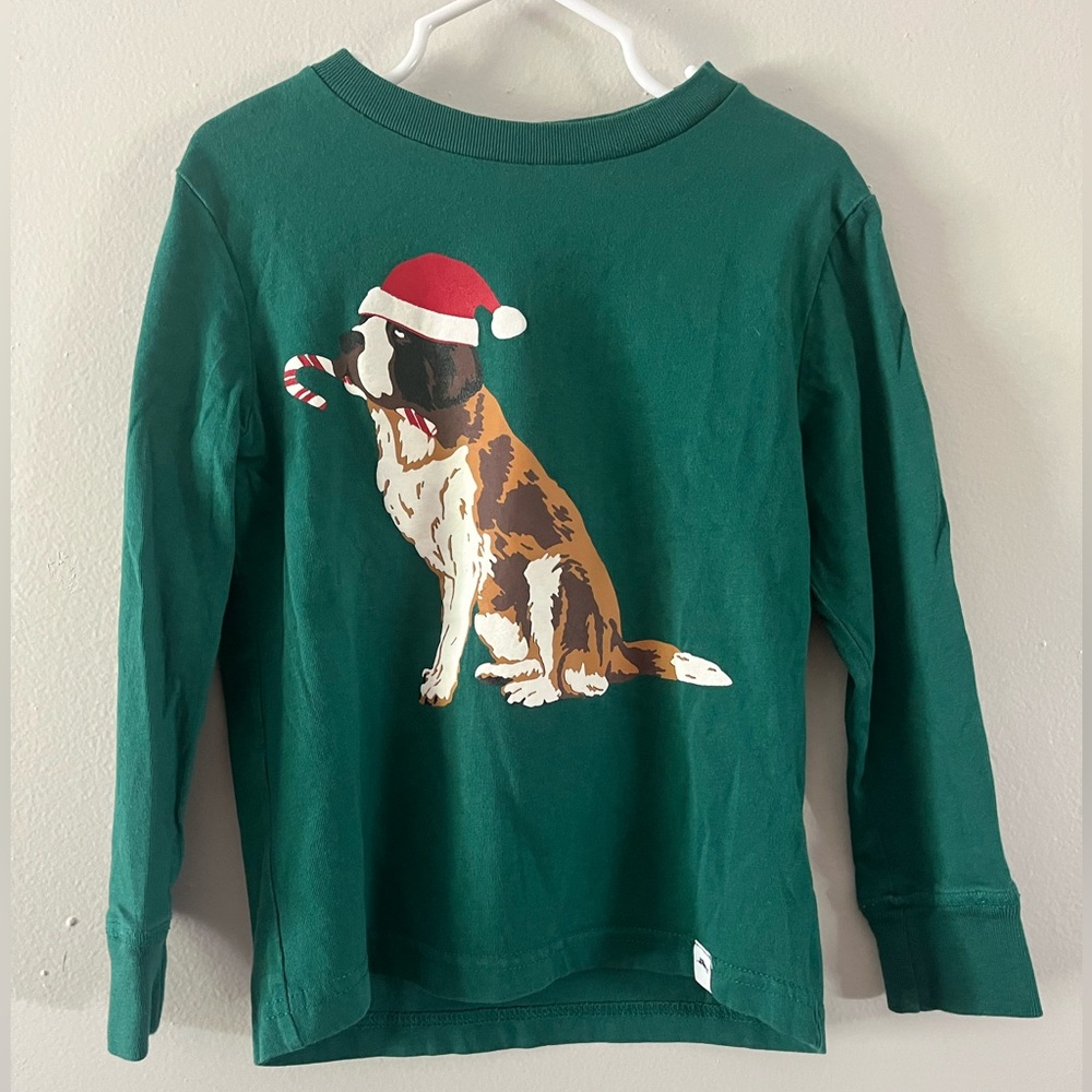 Tommy Bahama St Bernard Long Sleeve Christmas Shirt Boys XS /4